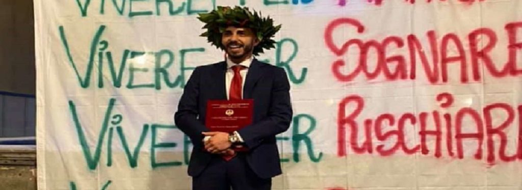 Daniel Zaccaro e la sua laurea