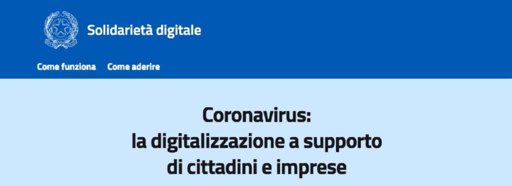 Solidarietà digitale: imprese e gruppi editoriali offrono servizi gratuiti