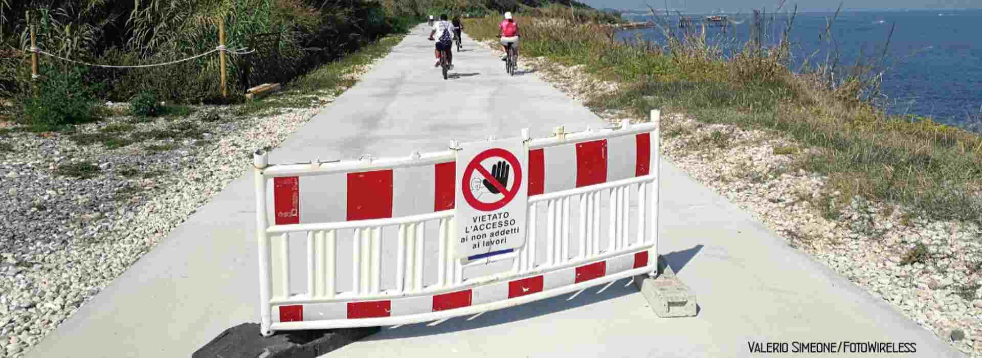 Abruzzo, la pista ciclopedonale da 50 milioni di euro mai finita