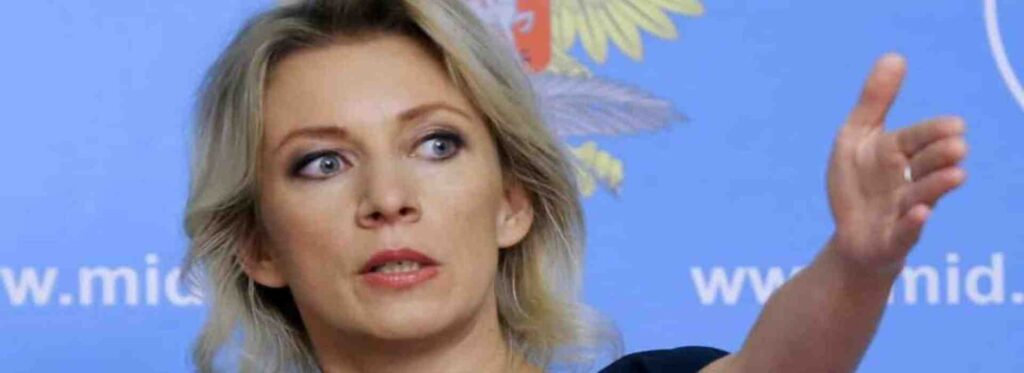 Maria Zakharova, ministro degli Esteri russo: "L'Occidente ha paura della diffusione di notizie non concordate con Casa Bianca e Downing Street"