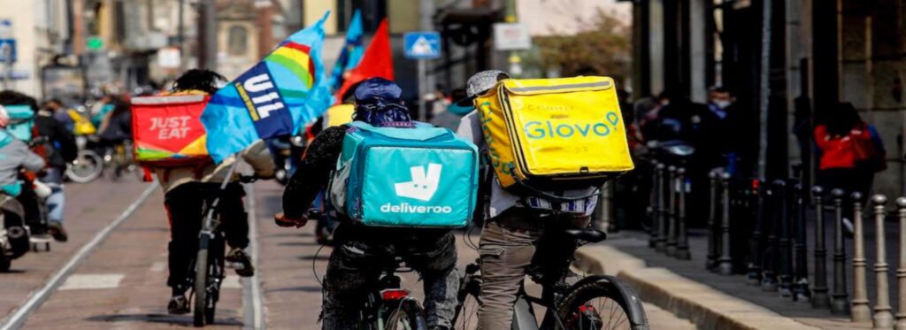 Glovo e Deliveroo: il profondo rosso dei conti 